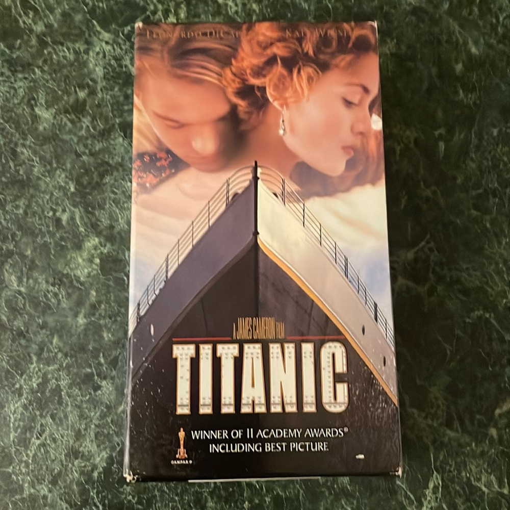 VHS Titanic movie
